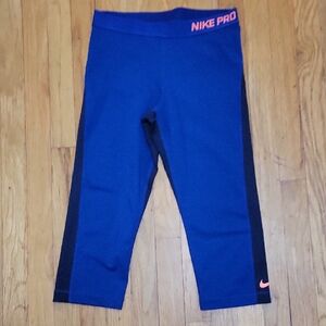 Nike  Leggings in Blue and Black